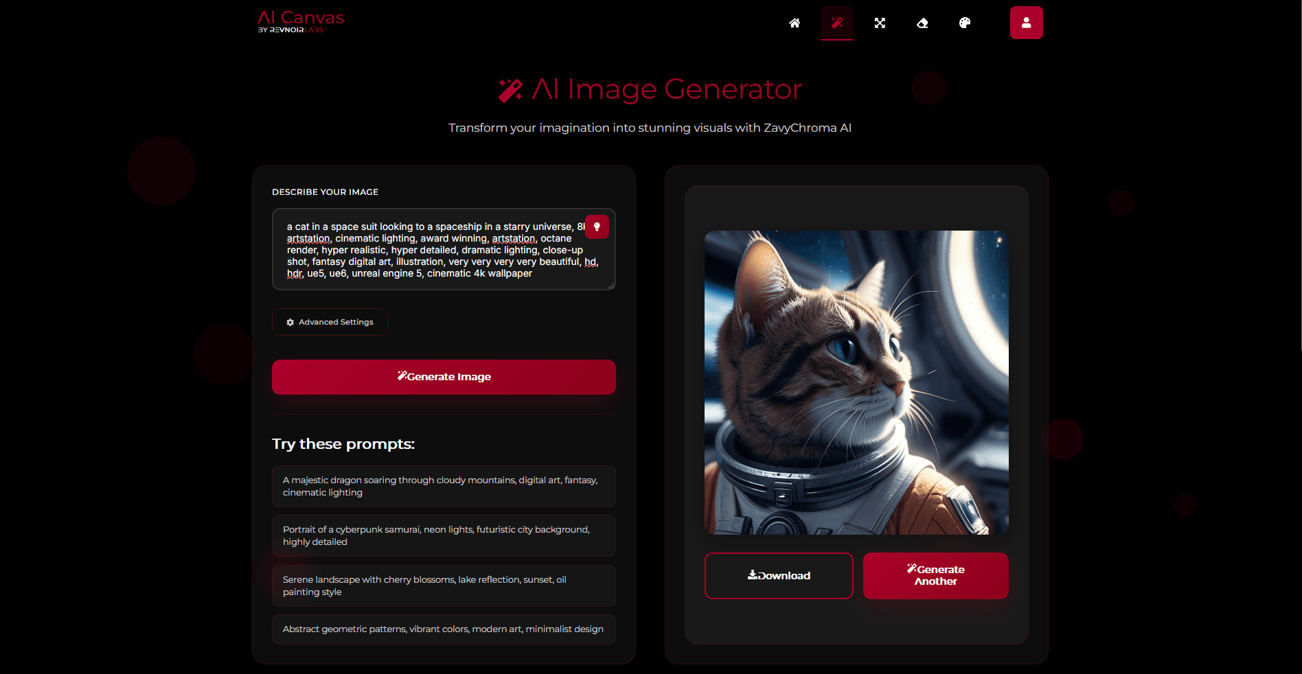 AI Canvas Platform